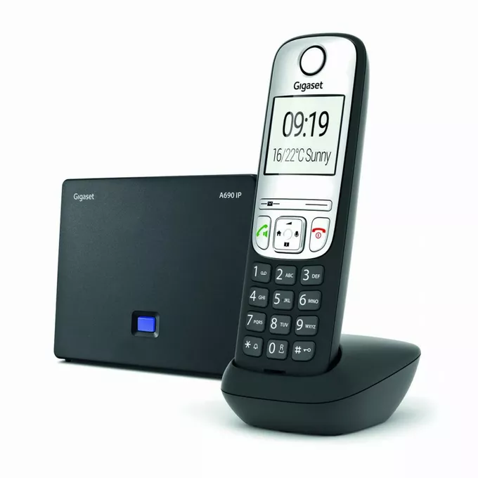 Siemens Gigaset Telefon A690 IP Czarny