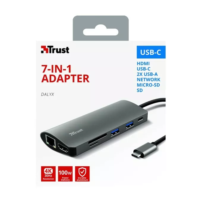 Trust DALYX adapter USB C 7w1