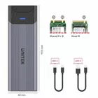 Unitek Obudowa USB3.1 Gen2 - M.2,NVME/SATA; S1204B
