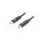 Lanberg Kabel USB-C M/M 2.0 CA-CMCM-40CU-0018-BK Czarny 1.8m
