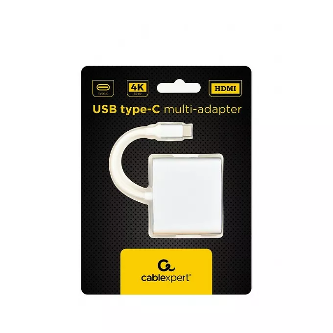 Gembird Adapter USB typ C srebrny
