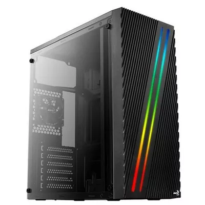 AeroCool Obudowa Streak RGB BLACK USB 3.0 Mid Tower