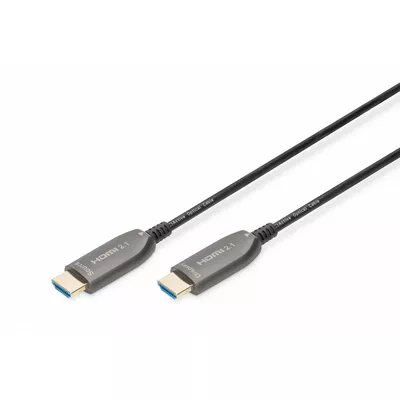 Digitus Kabel połączeniowy hybrydowy AOC HDMI 2.1 Ultra High Speed 8K/60Hz UHD HDMI A/HDMI A M/M czarny 10m