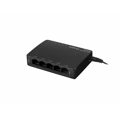 Lanberg Switch POE + Desktop 5 port 1GB DSP3-1005-60W