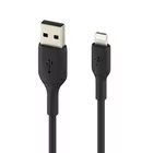 Belkin PVC USB-A to Lig htning 3m Black