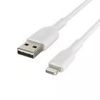 Belkin Kabel PVC USB-A to Lightning 2m White