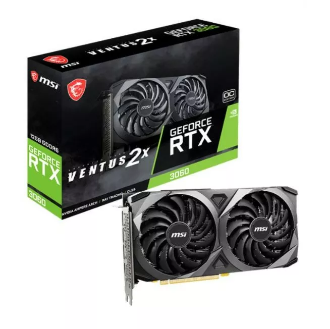 GeForce RTX 3060　本体のみ MSI Karta graficzna GeForce RTX 3060 VENTUS 2X OC 12GB GDDR6