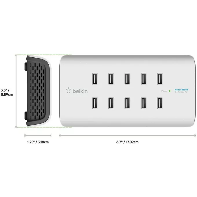 Belkin Belkin 10 Port 2.4A USB Charger