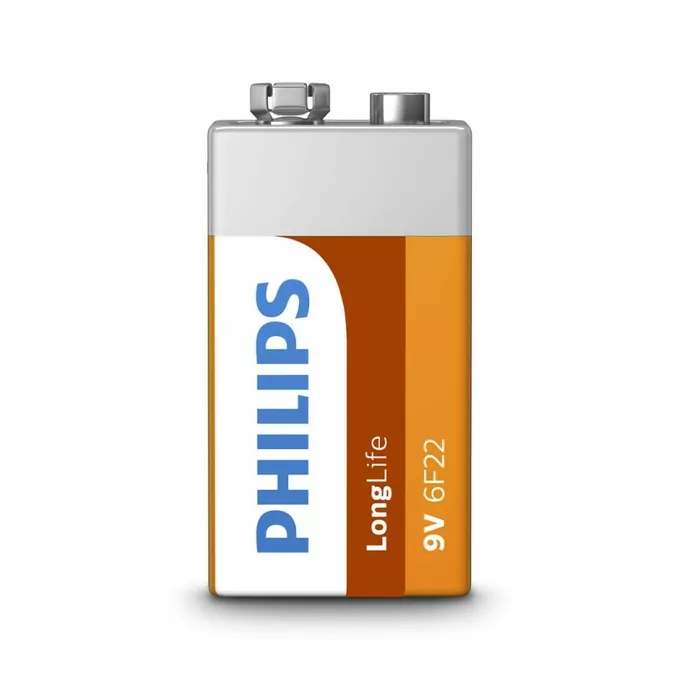 Philips Bateria 6F22 9V LONGLIF E (1 SZT BLISTER)