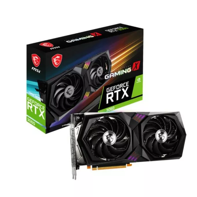 MSI Karta graficzna GeForce RTX 3060 GAMING X 12GB GDDR6 192bit 3DP/HDMI