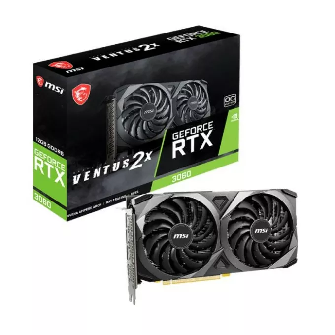 MSI RTX 3060 VENTUS 2X 12GB OC ジャンク品 MSI Karta graficzna GeForce RTX 3060 VENTUS 2X OC 12GB GDDR6