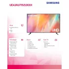 Samsung Telewizor 43 cale UE43AU7192UXXH