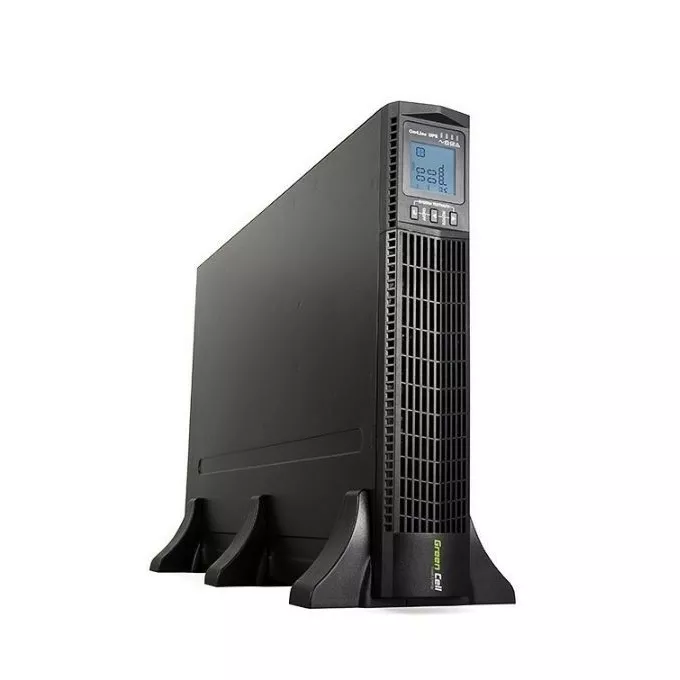 Green Cell Zasilacz awaryjny UPS do szafy rack RTII 3000VA 2700W z LCD