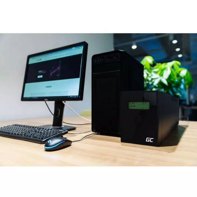 Green Cell Zasilacz awaryjny UPS 800VA 480W Power Proof