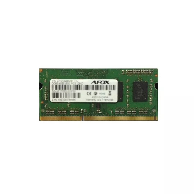 AFOX Pamięć SO-DIMM DDR3 4G 1600Mhz Micron Chip LV 1,35V