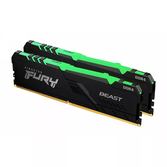 Kingston Pamięć DDR4 FURY Beast RGB 64GB(2*32GB)/3600 CL18