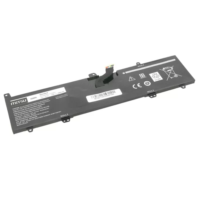 Mitsu Bateria do Dell Inspiron 11 3162, 3168, 3180 3400 mAh (26 Wh) 7.6 Volt