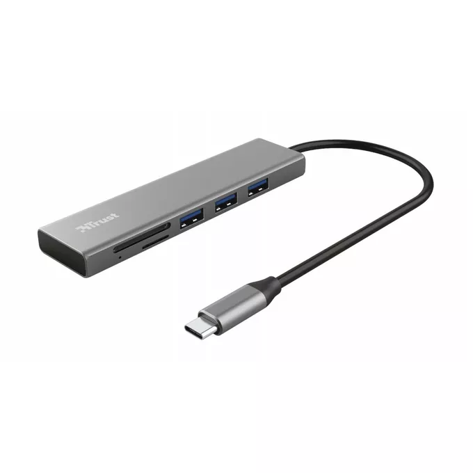 Trust CZYTNIK KART HALYX FAST USB-C HUB CARD READER