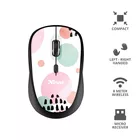 Trust YVI WIRELESS PINK CIRCL ES mysz komputerowa