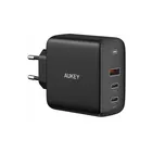 AUKEY PA-B6S Black Omnia Mix GaN ładowarka sieciowa 3xUSB (2xUSB C+1xUSB A) 90W