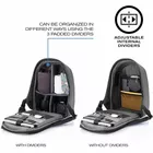 XD DESIGN Plecak antykradzieżowy BOBBY TECH BLACK
