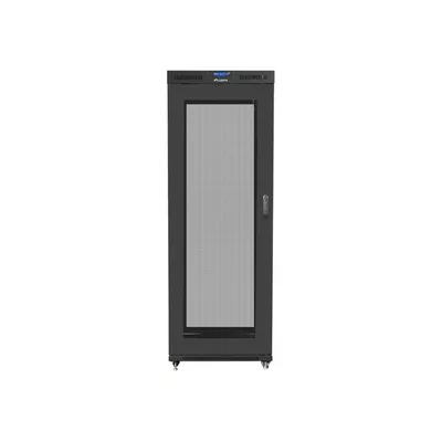 Lanberg Szafa instalacyjna rack stojąca 19 42U 800x1000 czarna, drzwi perforowane LCD (Flat pack)