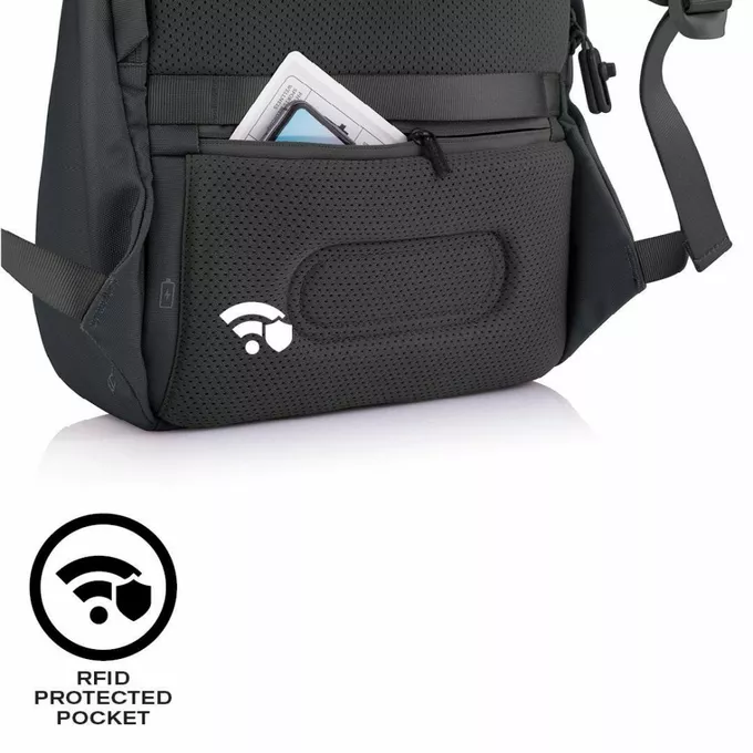 XD DESIGN Plecak antykradzieżowy BOBBY SOFT BLACK
