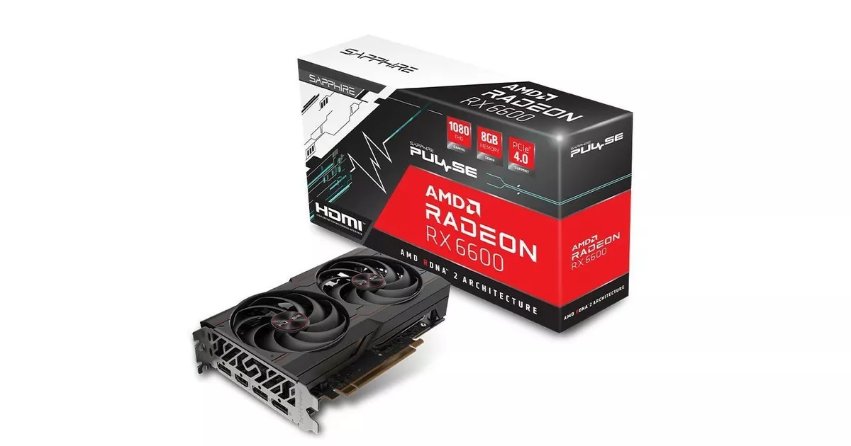 Sapphire Technology Karta graficzna Radeon RX 6600 PULSE GAMING