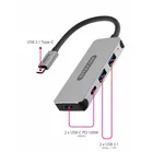 SITECOM Hub USB-C 4 por 2xUSB-A + 2XUSB-C 5Gbps