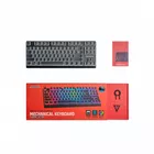 MODECOM Przewodowa klawiatura mechaniczna RGB PUDDING EDITION czarna