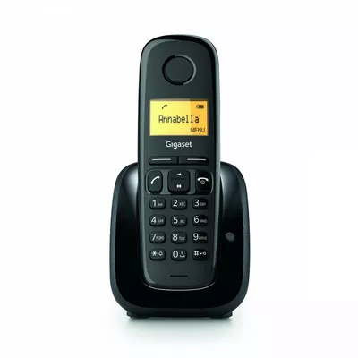 Siemens Telefon bezprzewodowy GIGASET DECT A180 czarny
