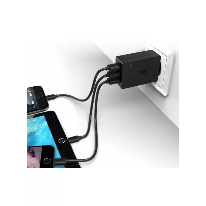 AUKEY PA-T14 ładowarka sieciowa 3xUSB Quick Charge 3.0 7.8A 42W