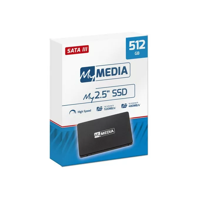 Verbatim My Media Dysk SSD wewnętrzny 512GB 2,5'' Sata III Czarny