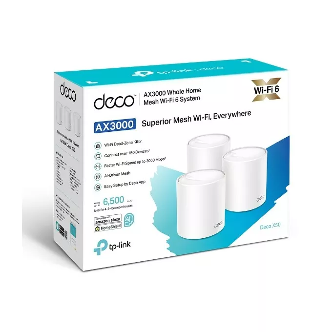 TP-LINK System WIFI Deco X50(3-pack) AX3000