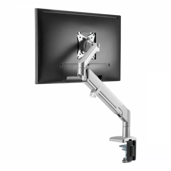 Maclean Uchwyt monitora ze sprężyną gazową Ergo Office ER-405G Szary