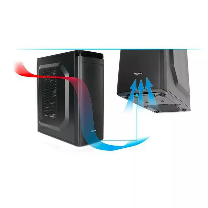 Zalman Obudowa T5 Mini Tower PC Case 80mm fan ODD