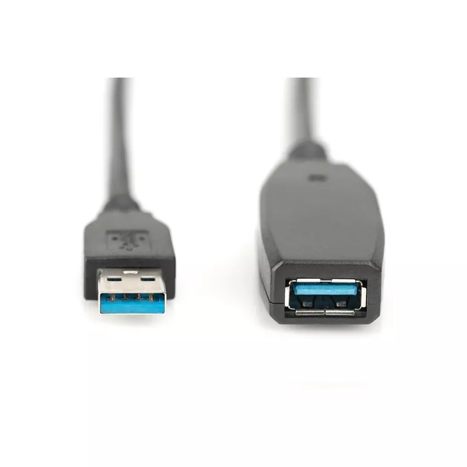 Digitus Kabel przedłużający USB 3.0 SuperSpeed Typ USB A/USB A M/Ż aktywny 20m Czarny
