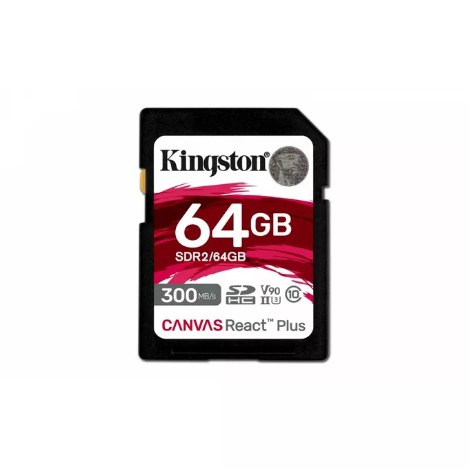 Karta pamięci SD 64GB Canvas React Plus 300/260 UHS-II U3