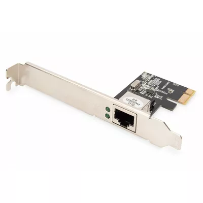 Digitus Karta sieciowa przewodowa PCI Express do Gigabit 10/100/1000Mbps, Low Profile