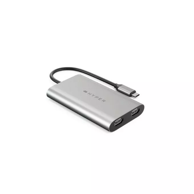 HyperDrive Podwójna przejściówka 4K HDMI na M1 MacBook