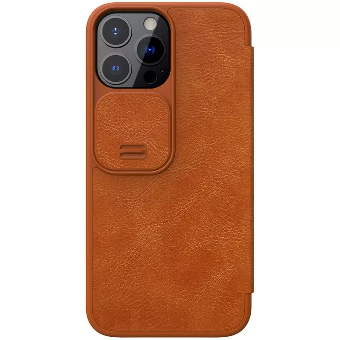 Nillkin Etui Qin Pro Leather iPhone 13 Pro Brązowe