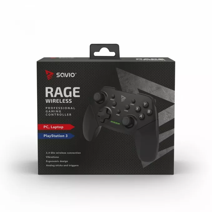Savio Gamepad bezprzewodowy Rage Wireless