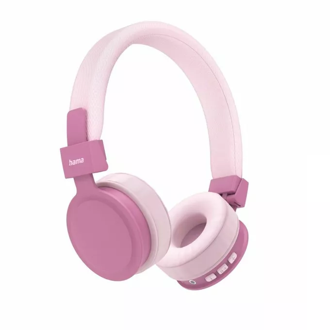 Hama Słuchawki nauszne Bluetooth Freedom Lit Różowe