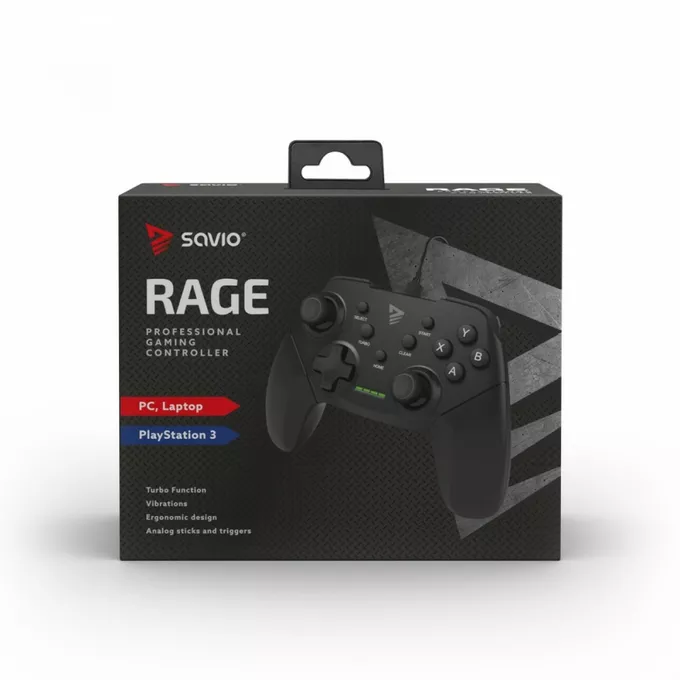 Savio Gamepad przewodowy RAGE