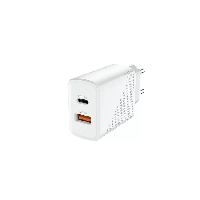 Savio Ładowarka sieciowa USB Quick Charge, Power Delivery 3.0, 18W, LA-04