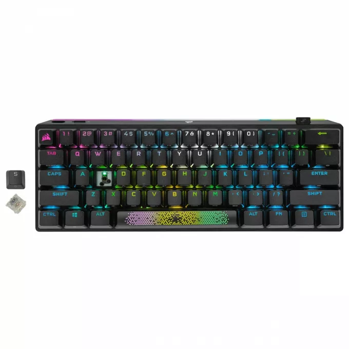 Corsair Klawiatura bezprzewodowa K70 Pro Mini Wireless Cherry MX Red Switch