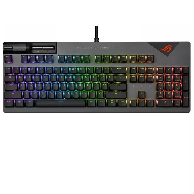 Asus Klawiatura ROG STRIX Flare II 8000Hz/ ROG NX/ PBT/ USB 2.0/ czarna