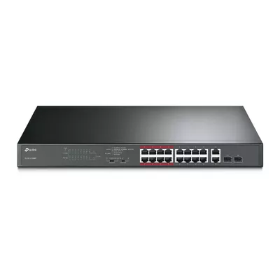 TP-LINK Przełącznik SL1218MP 16xFE PoE+ 2x1Gb 2xSFP