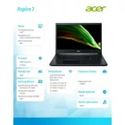 Acer Notebook Aspire 7 A715-42G-R4LF ESHELL/R5-5500U/8GB/512SSD/RTX1650/15.6