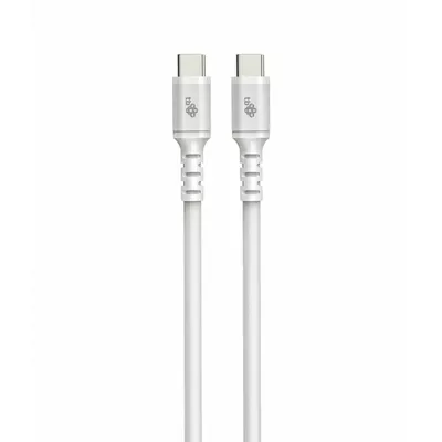 TB Kabel USB C - USB C 1 m. silikonowy biały